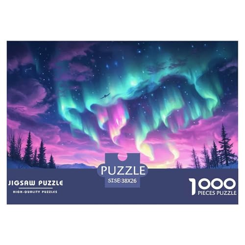 Nordlichter Puzzles 1000 Teile Schwer Puzzle Spielzeug Lernspiel Impossible Herausforderungsspielzeug Für Erwachsene Und Kinder Ab 12 Jahren 38x26cm/1000pcs Nordlichter Puzzles 1000 Teile Schwer Puzzle Spielzeug Lernspiel Impossible Herausforderungsspielzeug Für Erwachsene Und Kinder Ab 12 Jahren 38x26cm/1000pcs von JLZBXCUER