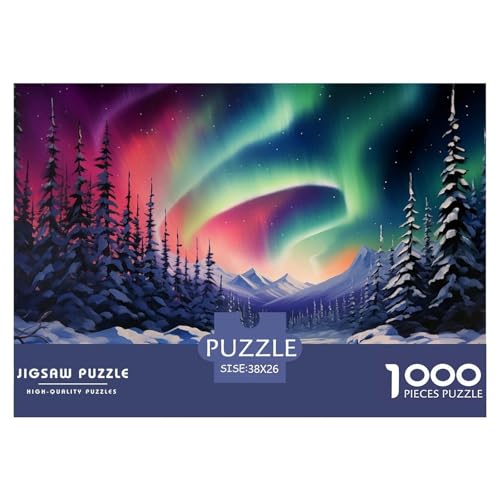 Nordlichter in Norwegen Puzzle 1000-teilige Schwer Puzzle Spielzeug Lernspiel Impossible Herausforderung Spielzeug Für Erwachsene Und Kinder Ab 14 Jahren 38x26cm/1000pcs Nordlichter in Norwegen Puzzle 1000-teilige Schwer Puzzle Spielzeug Lernspiel Impossible Herausforderung Spielzeug Für Erwachsene Und Kinder Ab 14 Jahren 38x26cm/1000pcs von JLZBXCUER