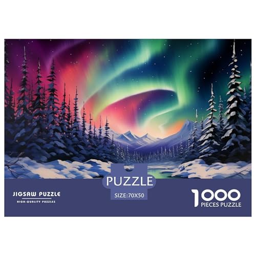 Nordlichter in Norwegen Puzzles 1000 Teile Schwer Puzzle Spielzeug Pädagogisches Spiel Impossible Herausforderungsspielzeug Für Erwachsene Und Kinder Ab 14 Jahren 70x50cm/1000pcs Nordlichter in Norwegen Puzzles 1000 Teile Schwer Puzzle Spielzeug Pädagogisches Spiel Impossible Herausforderungsspielzeug Für Erwachsene Und Kinder Ab 14 Jahren 70x50cm/1000pcs von JLZBXCUER