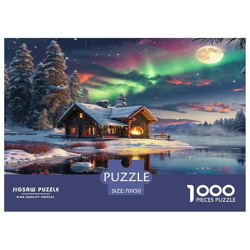 Norwegische Aurora Puzzle 1000 Teile Schwer Puzzle Spielzeug Pädagogisches Spiel Impossible Herausforderung Spielzeug Für Erwachsene Und Kinder in Bewährter 70x50cm/1000pcs Norwegische Aurora Puzzle 1000 Teile Schwer Puzzle Spielzeug Pädagogisches Spiel Impossible Herausforderung Spielzeug Für Erwachsene Und Kinder in Bewährter 70x50cm/1000pcs von JLZBXCUER