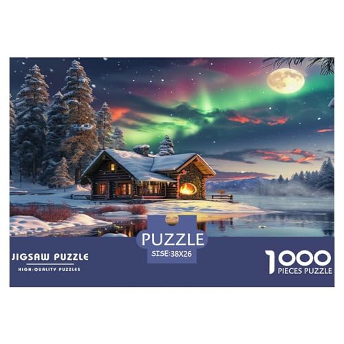 Norwegische Aurora Puzzles 1000 Teile Schwer Puzzle Spielzeug Pädagogisches Spiel Impossible Herausforderung Spielzeug Für Erwachsene Und Kinder in Bewährter 38x26cm/1000pcs Norwegische Aurora Puzzles 1000 Teile Schwer Puzzle Spielzeug Pädagogisches Spiel Impossible Herausforderung Spielzeug Für Erwachsene Und Kinder in Bewährter 38x26cm/1000pcs von JLZBXCUER