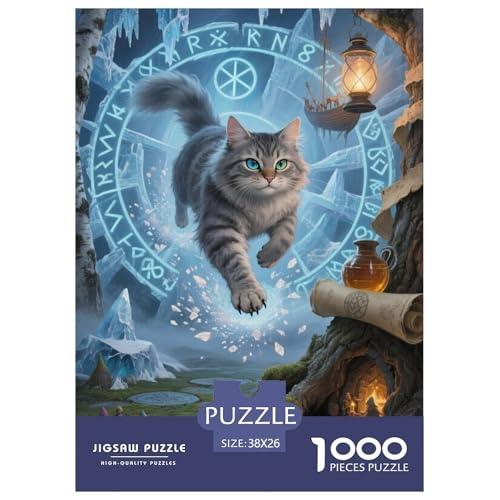 Norwegische Waldkatze Puzzles 1000 Teile Schwer Puzzle Spielzeug Lernspiel Impossible Herausforderungsspielzeug Für Erwachsene Und Kinder in Bewährter 38x26cm/1000pcs Norwegische Waldkatze Puzzles 1000 Teile Schwer Puzzle Spielzeug Lernspiel Impossible Herausforderungsspielzeug Für Erwachsene Und Kinder in Bewährter 38x26cm/1000pcs von JLZBXCUER