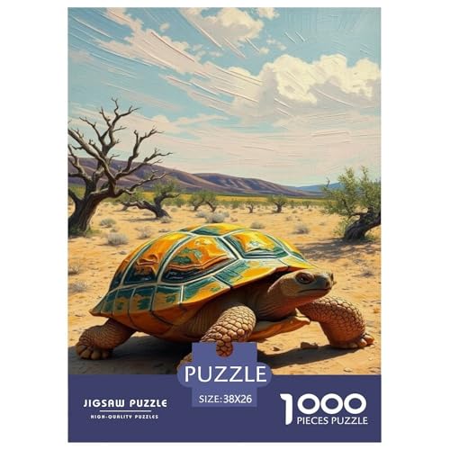 Ölmalerei Schildkröte Puzzle 1000-teilige Schwer Puzzle Spielzeug Lernspiel Impossible Herausforderungsspielzeug Für Erwachsene Und Kinder Ab 12 Jahren 38x26cm/1000pcs Ölmalerei Schildkröte Puzzle 1000-teilige Schwer Puzzle Spielzeug Lernspiel Impossible Herausforderungsspielzeug Für Erwachsene Und Kinder Ab 12 Jahren 38x26cm/1000pcs von JLZBXCUER