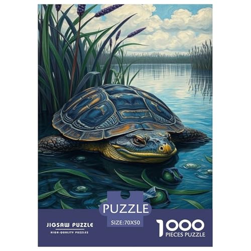 Ölmalerei Schildkröte Puzzles 1000 Teile Schwer Puzzle Spielzeug Lernspiel Impossible Herausforderungsspielzeug Für Erwachsene Und Kinder Ab 14 Jahren 70x50cm/1000pcs Ölmalerei Schildkröte Puzzles 1000 Teile Schwer Puzzle Spielzeug Lernspiel Impossible Herausforderungsspielzeug Für Erwachsene Und Kinder Ab 14 Jahren 70x50cm/1000pcs von JLZBXCUER