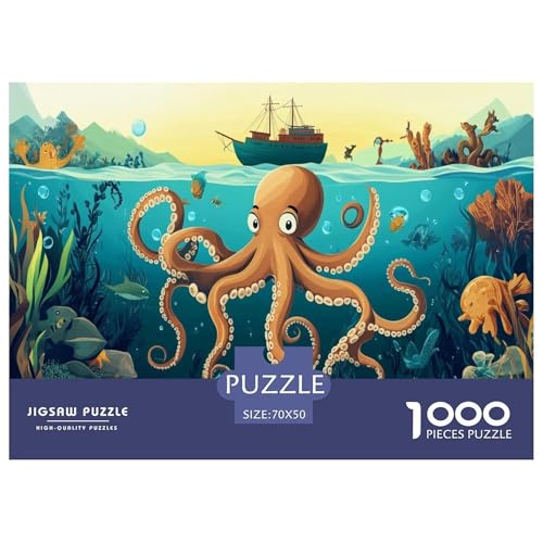 Octopus Puzzles 1000 Teile Schwer Puzzle Spielzeug Lernspiel Impossible Herausforderungsspielzeug Für Erwachsene Und Kinder Ab 14 Jahren 70x50cm/1000pcs Octopus Puzzles 1000 Teile Schwer Puzzle Spielzeug Lernspiel Impossible Herausforderungsspielzeug Für Erwachsene Und Kinder Ab 14 Jahren 70x50cm/1000pcs von JLZBXCUER