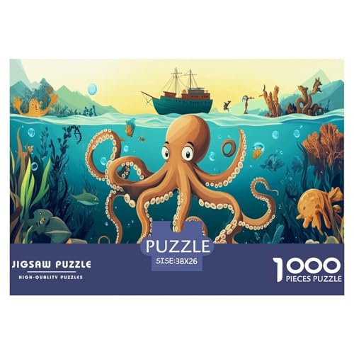 Octopus Puzzles 1000 Teile Schwer Puzzle Spielzeug Pädagogisches Spiel Impossible Herausforderungsspielzeug Für Erwachsene Und Kinder Ab 14 Jahren 38x26cm/1000pcs Octopus Puzzles 1000 Teile Schwer Puzzle Spielzeug Pädagogisches Spiel Impossible Herausforderungsspielzeug Für Erwachsene Und Kinder Ab 14 Jahren 38x26cm/1000pcs von JLZBXCUER