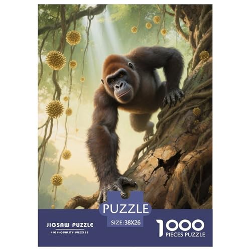 Orangutan Puzzle 1000 Teile Schwer Puzzle Spielzeug Lernspiel Impossible Herausforderungsspielzeug Für Erwachsene Und Kinder Ab 14 Jahren 38x26cm/1000pcs Orangutan Puzzle 1000 Teile Schwer Puzzle Spielzeug Lernspiel Impossible Herausforderungsspielzeug Für Erwachsene Und Kinder Ab 14 Jahren 38x26cm/1000pcs von JLZBXCUER
