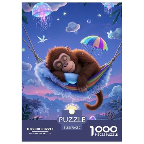 Orangutan Puzzle 1000-teilige Schwer Puzzle Spielzeug Lernspiel Impossible Herausforderungsspielzeug Für Erwachsene Und Kinder Ab 14 Jahren 70x50cm/1000pcs Orangutan Puzzle 1000-teilige Schwer Puzzle Spielzeug Lernspiel Impossible Herausforderungsspielzeug Für Erwachsene Und Kinder Ab 14 Jahren 70x50cm/1000pcs von JLZBXCUER