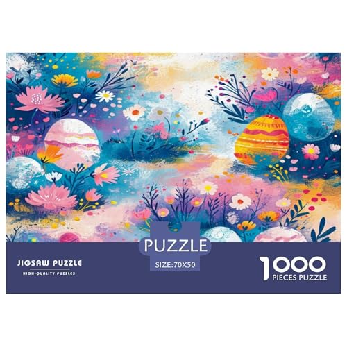 Osterei Puzzle 1000 Teile Schwer Puzzle Spielzeug Pädagogisches Spiel Impossible Herausforderungsspielzeug Für Erwachsene Kinder 70x50cm/1000pcs von JLZBXCUER
