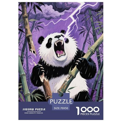 Panda Puzzle 1000 Teile Schwer Puzzle Spielzeug Lernspiel Impossible Herausforderungsspielzeug Für Erwachsene Und Kinder in Bewährter 70x50cm/1000pcs Panda Puzzle 1000 Teile Schwer Puzzle Spielzeug Lernspiel Impossible Herausforderungsspielzeug Für Erwachsene Und Kinder in Bewährter 70x50cm/1000pcs von JLZBXCUER