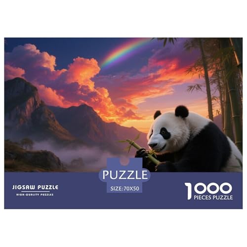 Panda Puzzle 1000 Teile Schwer Puzzle Spielzeug Pädagogisches Spiel Impossible Tier Herausforderungsspielzeug Für Erwachsene Und Kinder Ab 14 Jahren 70x50cm/1000pcs Panda Puzzle 1000 Teile Schwer Puzzle Spielzeug Pädagogisches Spiel Impossible Tier Herausforderungsspielzeug Für Erwachsene Und Kinder Ab 14 Jahren 70x50cm/1000pcs von JLZBXCUER