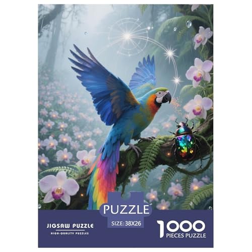 Papagei Puzzle 1000 Teile Schwer Puzzle Spielzeug Lernspiel Impossible Herausforderungsspielzeug Für Erwachsene Kinder 38x26cm/1000pcs Papagei Puzzle 1000 Teile Schwer Puzzle Spielzeug Lernspiel Impossible Herausforderungsspielzeug Für Erwachsene Kinder 38x26cm/1000pcs von JLZBXCUER