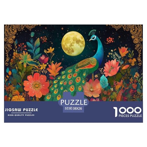 Pfauen Puzzle 1000-teilige Schwer Puzzle Spielzeug Pädagogisches Spiel Impossible Herausforderung Spielzeug Für Erwachsene Kinder 38x26cm/1000pcs Pfauen Puzzle 1000-teilige Schwer Puzzle Spielzeug Pädagogisches Spiel Impossible Herausforderung Spielzeug Für Erwachsene Kinder 38x26cm/1000pcs von JLZBXCUER