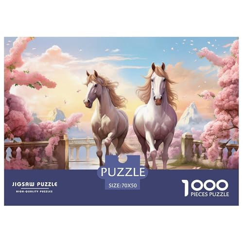 Pferd Puzzle 1000 Teile Schwer Puzzle Spielzeug Pädagogisches Spiel Impossible Herausforderung Spielzeug Für Erwachsene Und Kinder Ab 14 Jahren 70x50cm/1000pcs Pferd Puzzle 1000 Teile Schwer Puzzle Spielzeug Pädagogisches Spiel Impossible Herausforderung Spielzeug Für Erwachsene Und Kinder Ab 14 Jahren 70x50cm/1000pcs von JLZBXCUER
