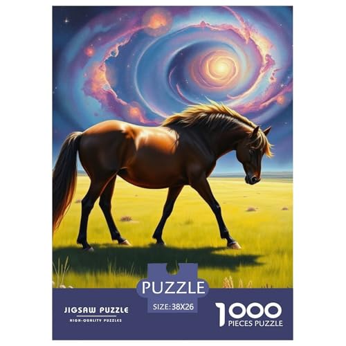 Pferd Puzzle 1000 Teile Schwer Puzzle Spielzeug Pädagogisches Spiel Impossible Tier Herausforderung Spielzeug Für Erwachsene Und Kinder Ab 12 Jahren 38x26cm/1000pcs Pferd Puzzle 1000 Teile Schwer Puzzle Spielzeug Pädagogisches Spiel Impossible Tier Herausforderung Spielzeug Für Erwachsene Und Kinder Ab 12 Jahren 38x26cm/1000pcs von JLZBXCUER