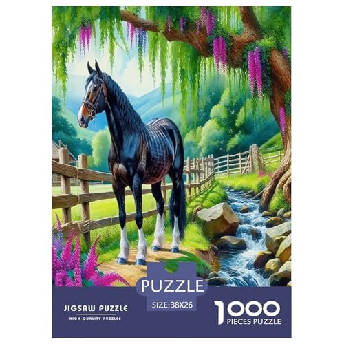 Pferd Puzzle 1000-teilige Schwer Puzzle Spielzeug Lernspiel Impossible Herausforderung Spielzeug Für Erwachsene Kinder 38x26cm/1000pcs Pferd Puzzle 1000-teilige Schwer Puzzle Spielzeug Lernspiel Impossible Herausforderung Spielzeug Für Erwachsene Kinder 38x26cm/1000pcs von JLZBXCUER
