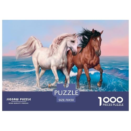 Pferd Puzzle 1000-teilige Schwer Puzzle Spielzeug Lernspiel Impossible Herausforderungsspielzeug Für Erwachsene Kinder 70x50cm/1000pcs Pferd Puzzle 1000-teilige Schwer Puzzle Spielzeug Lernspiel Impossible Herausforderungsspielzeug Für Erwachsene Kinder 70x50cm/1000pcs von JLZBXCUER