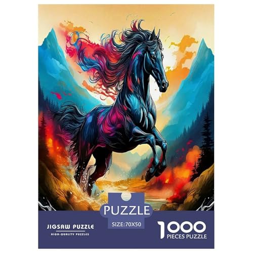 Pferd Puzzle 1000-teilige Schwer Puzzle Spielzeug Lernspiel Impossible Herausforderungsspielzeug Für Erwachsene Und Kinder Ab 12 Jahren 70x50cm/1000pcs Pferd Puzzle 1000-teilige Schwer Puzzle Spielzeug Lernspiel Impossible Herausforderungsspielzeug Für Erwachsene Und Kinder Ab 12 Jahren 70x50cm/1000pcs von JLZBXCUER