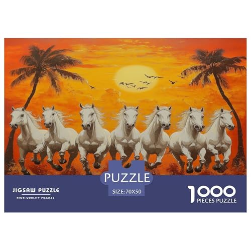 Pferd Puzzles 1000 Teile Schwer Puzzle Spielzeug Lernspiel Impossible Herausforderung Spielzeug Für Erwachsene Kinder 70x50cm/1000pcs Pferd Puzzles 1000 Teile Schwer Puzzle Spielzeug Lernspiel Impossible Herausforderung Spielzeug Für Erwachsene Kinder 70x50cm/1000pcs von JLZBXCUER
