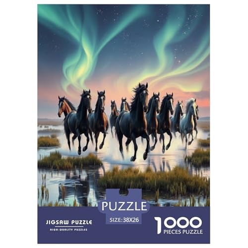 Pferd Puzzles 1000 Teile Schwer Puzzle Spielzeug Lernspiel Impossible Tier Herausforderung Spielzeug Für Erwachsene Und Kinder in Bewährter 38x26cm/1000pcs Pferd Puzzles 1000 Teile Schwer Puzzle Spielzeug Lernspiel Impossible Tier Herausforderung Spielzeug Für Erwachsene Und Kinder in Bewährter 38x26cm/1000pcs von JLZBXCUER