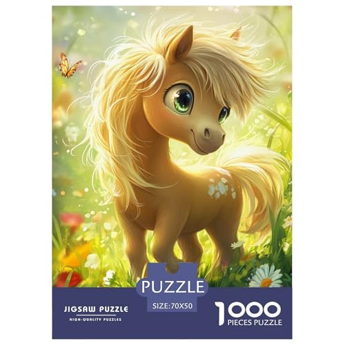 Pferd Puzzles 1000 Teile Schwer Puzzle Spielzeug Pädagogisches Spiel Impossible Herausforderungsspielzeug Für Erwachsene Kinder 70x50cm/1000pcs Pferd Puzzles 1000 Teile Schwer Puzzle Spielzeug Pädagogisches Spiel Impossible Herausforderungsspielzeug Für Erwachsene Kinder 70x50cm/1000pcs von JLZBXCUER