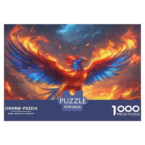 Phoenix Puzzle 1000 Teile Schwer Puzzle Spielzeug Lernspiel Impossible Herausforderung Spielzeug Für Erwachsene Kinder 38x26cm/1000pcs Phoenix Puzzle 1000 Teile Schwer Puzzle Spielzeug Lernspiel Impossible Herausforderung Spielzeug Für Erwachsene Kinder 38x26cm/1000pcs von JLZBXCUER