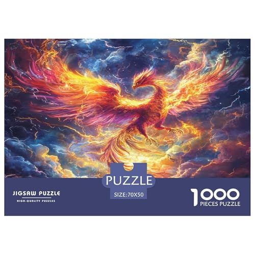 Phoenix Puzzle 1000 Teile Schwer Puzzle Spielzeug Lernspiel Impossible Herausforderungsspielzeug Für Erwachsene Und Kinder Ab 14 Jahren 70x50cm/1000pcs Phoenix Puzzle 1000 Teile Schwer Puzzle Spielzeug Lernspiel Impossible Herausforderungsspielzeug Für Erwachsene Und Kinder Ab 14 Jahren 70x50cm/1000pcs von JLZBXCUER