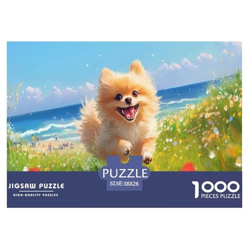 Pommerischer Hund Puzzle 1000-teilige Schwer Puzzle Spielzeug Pädagogisches Spiel Impossible Herausforderung Spielzeug Für Erwachsene Kinder 38x26cm/1000pcs Pommerischer Hund Puzzle 1000-teilige Schwer Puzzle Spielzeug Pädagogisches Spiel Impossible Herausforderung Spielzeug Für Erwachsene Kinder 38x26cm/1000pcs von JLZBXCUER