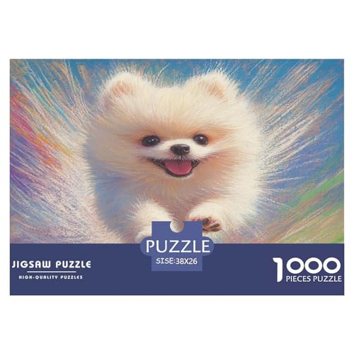 Pommern Puzzle 1000 Teile Schwer Puzzle Spielzeug Pädagogisches Spiel Impossible Herausforderungsspielzeug Für Erwachsene Kinder 38x26cm/1000pcs von JLZBXCUER