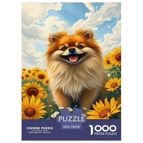 Pommern Puzzles 1000 Teile Schwer Puzzle Spielzeug Pädagogisches Spiel Impossible Haustier Hund Herausforderungsspielzeug Für Erwachsene Und Kinder in Bewährter 70x50cm/1000pcs Pommern Puzzles 1000 Teile Schwer Puzzle Spielzeug Pädagogisches Spiel Impossible Haustier Hund Herausforderungsspielzeug Für Erwachsene Und Kinder in Bewährter 70x50cm/1000pcs von JLZBXCUER