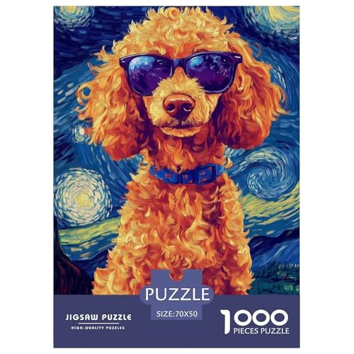 Poodle Puzzle 1000 Teile Schwer Puzzle Spielzeug Pädagogisches Spiel Impossible Herausforderungsspielzeug Für Erwachsene Kinder 70x50cm/1000pcs Poodle Puzzle 1000 Teile Schwer Puzzle Spielzeug Pädagogisches Spiel Impossible Herausforderungsspielzeug Für Erwachsene Kinder 70x50cm/1000pcs von JLZBXCUER