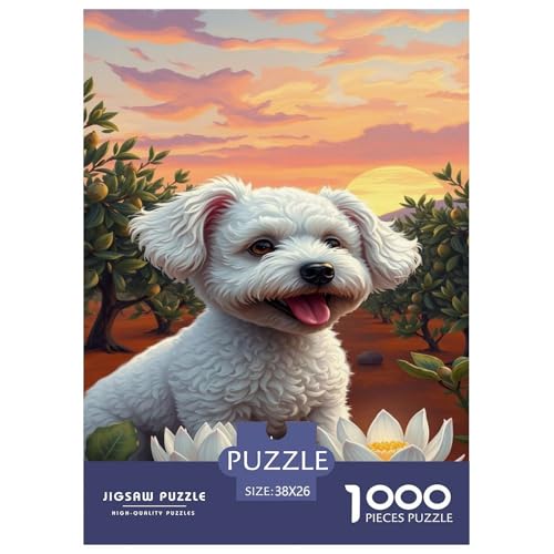Poodle Puzzle 1000-teilige Schwer Puzzle Spielzeug Lernspiel Impossible Haustier Hund Herausforderung Spielzeug Für Erwachsene Und Kinder in Bewährter 38x26cm/1000pcs Poodle Puzzle 1000-teilige Schwer Puzzle Spielzeug Lernspiel Impossible Haustier Hund Herausforderung Spielzeug Für Erwachsene Und Kinder in Bewährter 38x26cm/1000pcs von JLZBXCUER