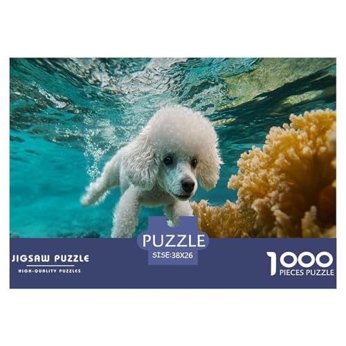 Poodle Puzzles 1000 Teile Schwer Puzzle Spielzeug Pädagogisches Spiel Impossible Herausforderungsspielzeug Für Erwachsene Und Kinder Ab 14 Jahren 38x26cm/1000pcs Poodle Puzzles 1000 Teile Schwer Puzzle Spielzeug Pädagogisches Spiel Impossible Herausforderungsspielzeug Für Erwachsene Und Kinder Ab 14 Jahren 38x26cm/1000pcs von JLZBXCUER