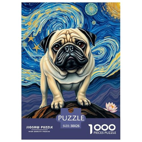 Pug Puzzle 1000 Teile Schwer Puzzle Spielzeug Pädagogisches Spiel Impossible Haustier Dog Herausforderungsspielzeug Für Erwachsene Kinder 38x26cm/1000pcs Pug Puzzle 1000 Teile Schwer Puzzle Spielzeug Pädagogisches Spiel Impossible Haustier Dog Herausforderungsspielzeug Für Erwachsene Kinder 38x26cm/1000pcs von JLZBXCUER