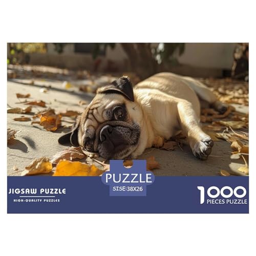 Pug Puzzle 1000-teilige Schwer Puzzle Spielzeug Lernspiel Impossible Herausforderung Spielzeug Für Erwachsene Und Kinder Ab 12 Jahren 38x26cm/1000pcs Pug Puzzle 1000-teilige Schwer Puzzle Spielzeug Lernspiel Impossible Herausforderung Spielzeug Für Erwachsene Und Kinder Ab 12 Jahren 38x26cm/1000pcs von JLZBXCUER