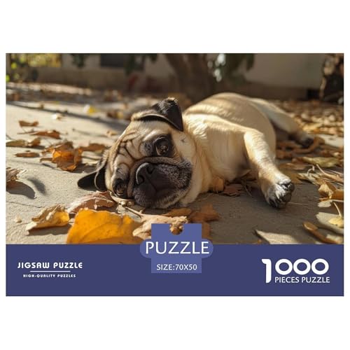 Pug Puzzles 1000 Teile Schwer Puzzle Spielzeug Pädagogisches Spiel Impossible Herausforderungsspielzeug Für Erwachsene Und Kinder Ab 12 Jahren 70x50cm/1000pcs Pug Puzzles 1000 Teile Schwer Puzzle Spielzeug Pädagogisches Spiel Impossible Herausforderungsspielzeug Für Erwachsene Und Kinder Ab 12 Jahren 70x50cm/1000pcs von JLZBXCUER