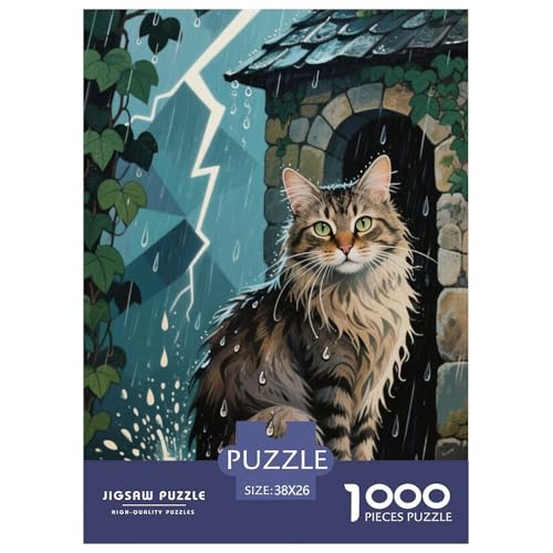 Ragamuffin Puzzle 1000-teilige Schwer Puzzle Spielzeug Lernspiel Impossible Herausforderungsspielzeug Für Erwachsene Kinder 38x26cm/1000pcs von JLZBXCUER