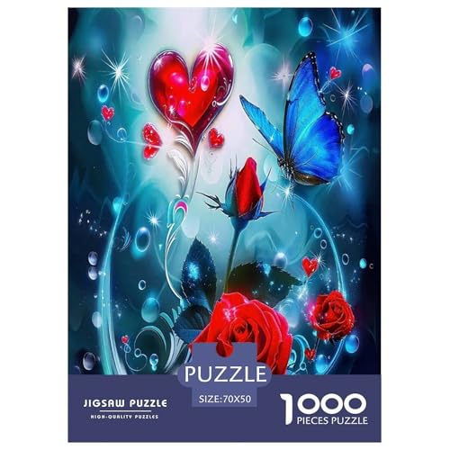 Rose Puzzle 1000-teilige Schwer Puzzle Spielzeug Lernspiel Impossible Herausforderung Spielzeug Für Erwachsene Kinder 70x50cm/1000pcs Rose Puzzle 1000-teilige Schwer Puzzle Spielzeug Lernspiel Impossible Herausforderung Spielzeug Für Erwachsene Kinder 70x50cm/1000pcs von JLZBXCUER