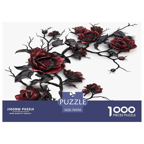 Rose Puzzle 1000-teilige Schwer Puzzle Spielzeug Pädagogisches Spiel Impossible Herausforderungsspielzeug Für Erwachsene Kinder 70x50cm/1000pcs Rose Puzzle 1000-teilige Schwer Puzzle Spielzeug Pädagogisches Spiel Impossible Herausforderungsspielzeug Für Erwachsene Kinder 70x50cm/1000pcs von JLZBXCUER