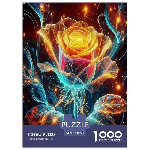 Rose Puzzles 1000 Teile Schwer Puzzle Spielzeug Lernspiel Impossible Herausforderungsspielzeug Für Erwachsene Kinder 70x50cm/1000pcs Rose Puzzles 1000 Teile Schwer Puzzle Spielzeug Lernspiel Impossible Herausforderungsspielzeug Für Erwachsene Kinder 70x50cm/1000pcs von JLZBXCUER
