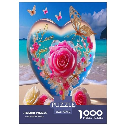 Rose Puzzles 1000 Teile Schwer Puzzle Spielzeug Lernspiel Impossible Herausforderungsspielzeug Für Erwachsene Und Kinder Ab 12 Jahren 70x50cm/1000pcs Rose Puzzles 1000 Teile Schwer Puzzle Spielzeug Lernspiel Impossible Herausforderungsspielzeug Für Erwachsene Und Kinder Ab 12 Jahren 70x50cm/1000pcs von JLZBXCUER