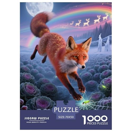 Roter Fuchs Puzzle 1000-teilige Schwer Puzzle Spielzeug Lernspiel Impossible Herausforderungsspielzeug Für Erwachsene Kinder 70x50cm/1000pcs Roter Fuchs Puzzle 1000-teilige Schwer Puzzle Spielzeug Lernspiel Impossible Herausforderungsspielzeug Für Erwachsene Kinder 70x50cm/1000pcs von JLZBXCUER