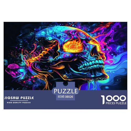 Schädel Puzzle 1000 Teile Schwer Puzzle Spielzeug Lernspiel Impossible Herausforderungsspielzeug Für Erwachsene Und Kinder Ab 12 Jahren 38x26cm/1000pcs Schädel Puzzle 1000 Teile Schwer Puzzle Spielzeug Lernspiel Impossible Herausforderungsspielzeug Für Erwachsene Und Kinder Ab 12 Jahren 38x26cm/1000pcs von JLZBXCUER