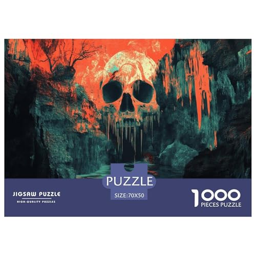 Schädel Puzzle 1000 Teile Schwer Puzzle Spielzeug Pädagogisches Spiel Impossible Herausforderung Spielzeug Für Erwachsene Kinder 70x50cm/1000pcs Schädel Puzzle 1000 Teile Schwer Puzzle Spielzeug Pädagogisches Spiel Impossible Herausforderung Spielzeug Für Erwachsene Kinder 70x50cm/1000pcs von JLZBXCUER