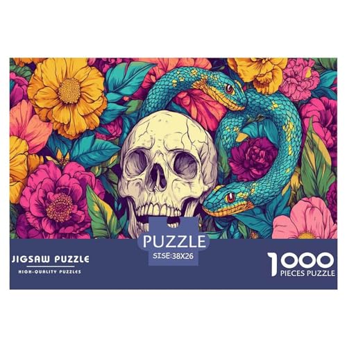 Schädel Puzzle 1000 Teile Schwer Puzzle Spielzeug Pädagogisches Spiel Impossible Herausforderungsspielzeug Für Erwachsene Kinder 38x26cm/1000pcs Schädel Puzzle 1000 Teile Schwer Puzzle Spielzeug Pädagogisches Spiel Impossible Herausforderungsspielzeug Für Erwachsene Kinder 38x26cm/1000pcs von JLZBXCUER