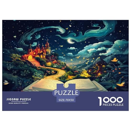 Schloss Puzzles 1000 Teile Schwer Puzzle Spielzeug Lernspiel Impossible Herausforderungsspielzeug Für Erwachsene Und Kinder in Bewährter 70x50cm/1000pcs von JLZBXCUER