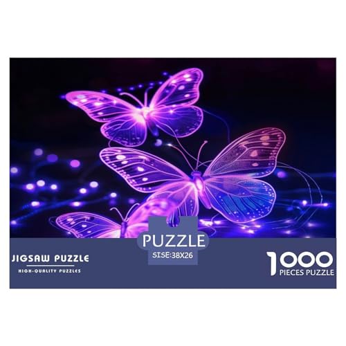 Schmetterling Puzzle 1000 Teile Schwer Puzzle Spielzeug Lernspiel Impossible Herausforderung Spielzeug Für Erwachsene Kinder 38x26cm/1000pcs Schmetterling Puzzle 1000 Teile Schwer Puzzle Spielzeug Lernspiel Impossible Herausforderung Spielzeug Für Erwachsene Kinder 38x26cm/1000pcs von JLZBXCUER