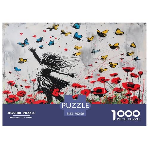 Schmetterling Puzzle 1000 Teile Schwer Puzzle Spielzeug Lernspiel Impossible Herausforderungsspielzeug Für Erwachsene Und Kinder Ab 12 Jahren 70x50cm/1000pcs Schmetterling Puzzle 1000 Teile Schwer Puzzle Spielzeug Lernspiel Impossible Herausforderungsspielzeug Für Erwachsene Und Kinder Ab 12 Jahren 70x50cm/1000pcs von JLZBXCUER