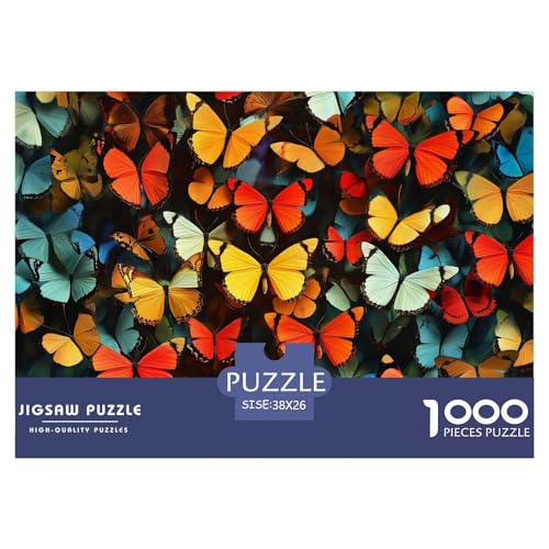 Schmetterling Puzzle 1000 Teile Schwer Puzzle Spielzeug Pädagogisches Spiel Impossible Herausforderungsspielzeug Für Erwachsene Und Kinder Ab 14 Jahren 38x26cm/1000pcs Schmetterling Puzzle 1000 Teile Schwer Puzzle Spielzeug Pädagogisches Spiel Impossible Herausforderungsspielzeug Für Erwachsene Und Kinder Ab 14 Jahren 38x26cm/1000pcs von JLZBXCUER