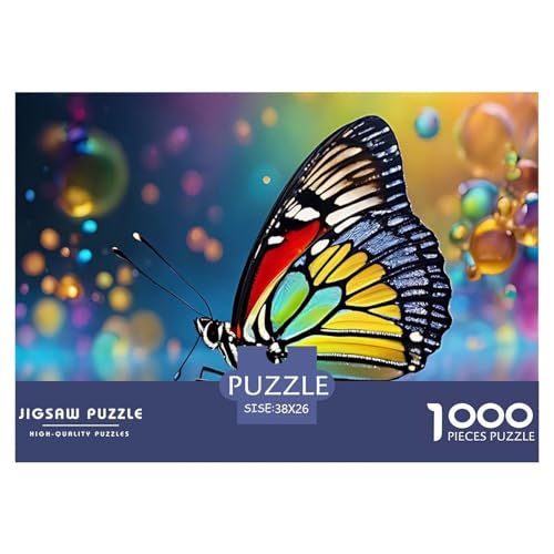 Schmetterling Puzzles 1000 Teile Schwer Puzzle Spielzeug Pädagogisches Spiel Impossible Herausforderung Spielzeug Für Erwachsene Und Kinder Ab 14 Jahren 38x26cm/1000pcs Schmetterling Puzzles 1000 Teile Schwer Puzzle Spielzeug Pädagogisches Spiel Impossible Herausforderung Spielzeug Für Erwachsene Und Kinder Ab 14 Jahren 38x26cm/1000pcs von JLZBXCUER